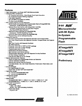 DataSheet ATMEGA168 pdf