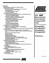 DataSheet ATmega645 pdf