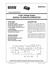 DataSheet DAC7613E pdf