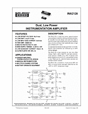 DataSheet INA2128 pdf