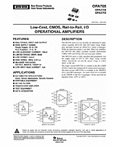 DataSheet OPA2705 pdf