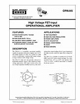 DataSheet OPA445 pdf