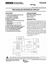 DataSheet TSC2200 pdf