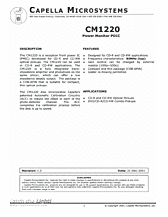 DataSheet CM1220 pdf