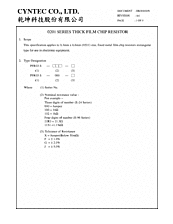 DataSheet PFR03 pdf