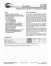 DataSheet CY7C1380D pdf