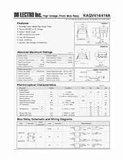 DataSheet KAQV414 pdf