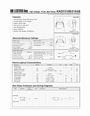 DataSheet KAQY210B pdf