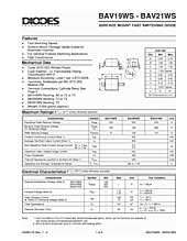 DataSheet BAV21WS pdf