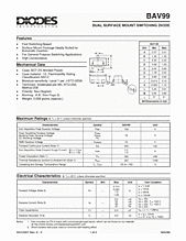 DataSheet BAV99 pdf