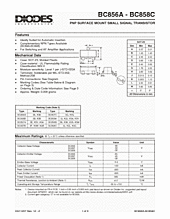 DataSheet BC856A pdf