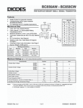 DataSheet BC858CW pdf