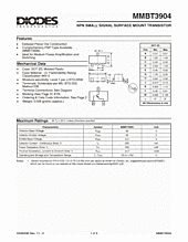 DataSheet MMBT3904 pdf