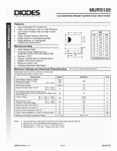 DataSheet MURS120 pdf