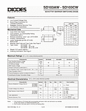 DataSheet SD103xW pdf