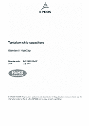 DataSheet B45196E3155+10 pdf