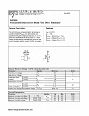 DataSheet AO7400 pdf