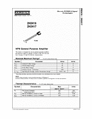 DataSheet 2N3416 pdf