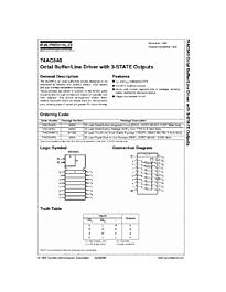 DataSheet 74AC540 pdf