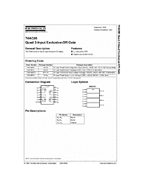 DataSheet 74AC86 pdf