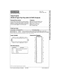 DataSheet 74ACT16374 pdf