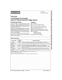 DataSheet 74LCX14 pdf