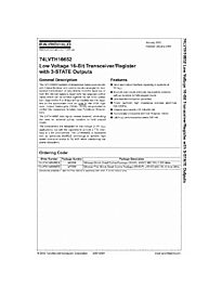 DataSheet 74LVTH16652 pdf