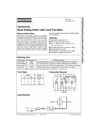 DataSheet 74VHC4316 pdf