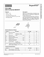 DataSheet FCI11N60 pdf