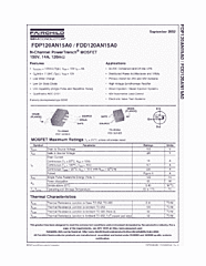 DataSheet FDP120AN15A0 pdf