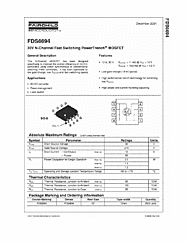 DataSheet FDS6694 pdf