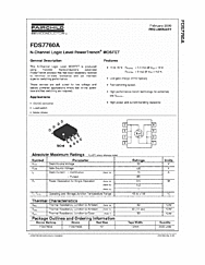 DataSheet FDS7760A pdf