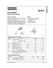 DataSheet FQA10N60C pdf