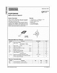 DataSheet FQPF2NA90 pdf