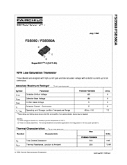 DataSheet FSB560 pdf