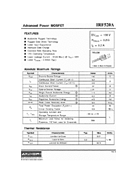 DataSheet IRF520A pdf