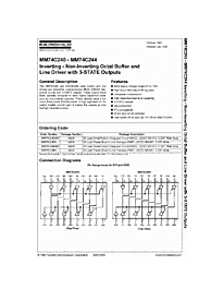 DataSheet MM74C244 pdf