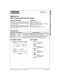 DataSheet MM74HC132 pdf