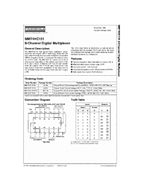 DataSheet MM74HC151 pdf