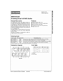 DataSheet MM74HC240 pdf