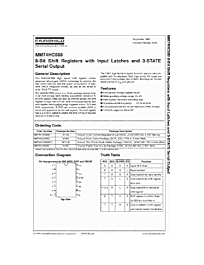 DataSheet MM74HC589 pdf