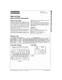 DataSheet MM74HCT245 pdf