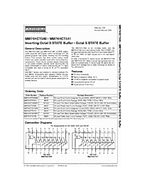 DataSheet MM74HCT540 pdf