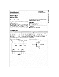 DataSheet MM74HCU04 pdf