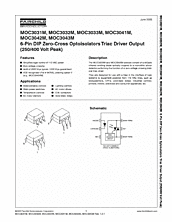 DataSheet MOC3033M pdf