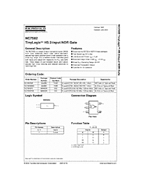 DataSheet NC7S02 pdf