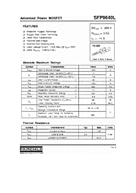 DataSheet SFP9640L pdf