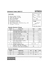 DataSheet SFP9Z34 pdf