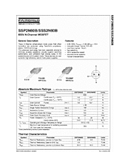 DataSheet SSP2N60B pdf