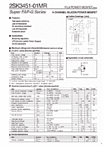 DataSheet 2SK3451-01MR pdf